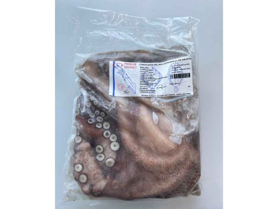 Pulpo Gallego Congelado Crudo